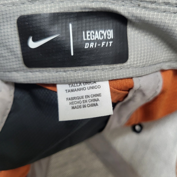 Nike Legacy91 Dri-fit Adult Unisex Texas Long Horn Baseball Hat Cap - Picture 7 of 7